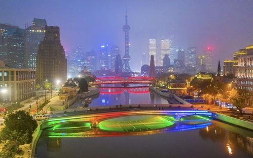 苏州河图片,流淌的上海记忆与城市变迁的见证